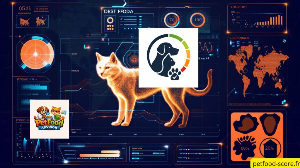 Who actually created the ABCDE petfood score in France?